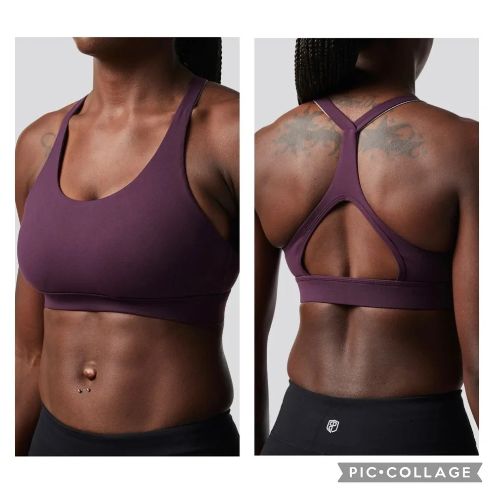 NWT Born Primitive Max Effort Sports Bra Purple Size XS